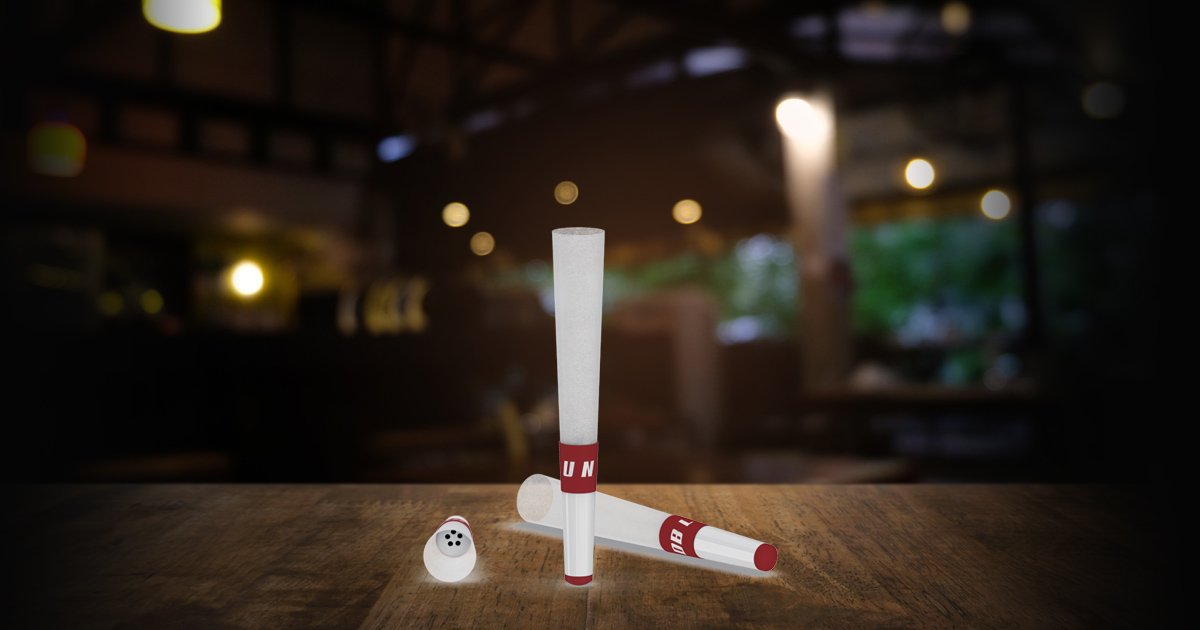 Sleek Blunted ceramic Joints: Elegance with Custom Branding