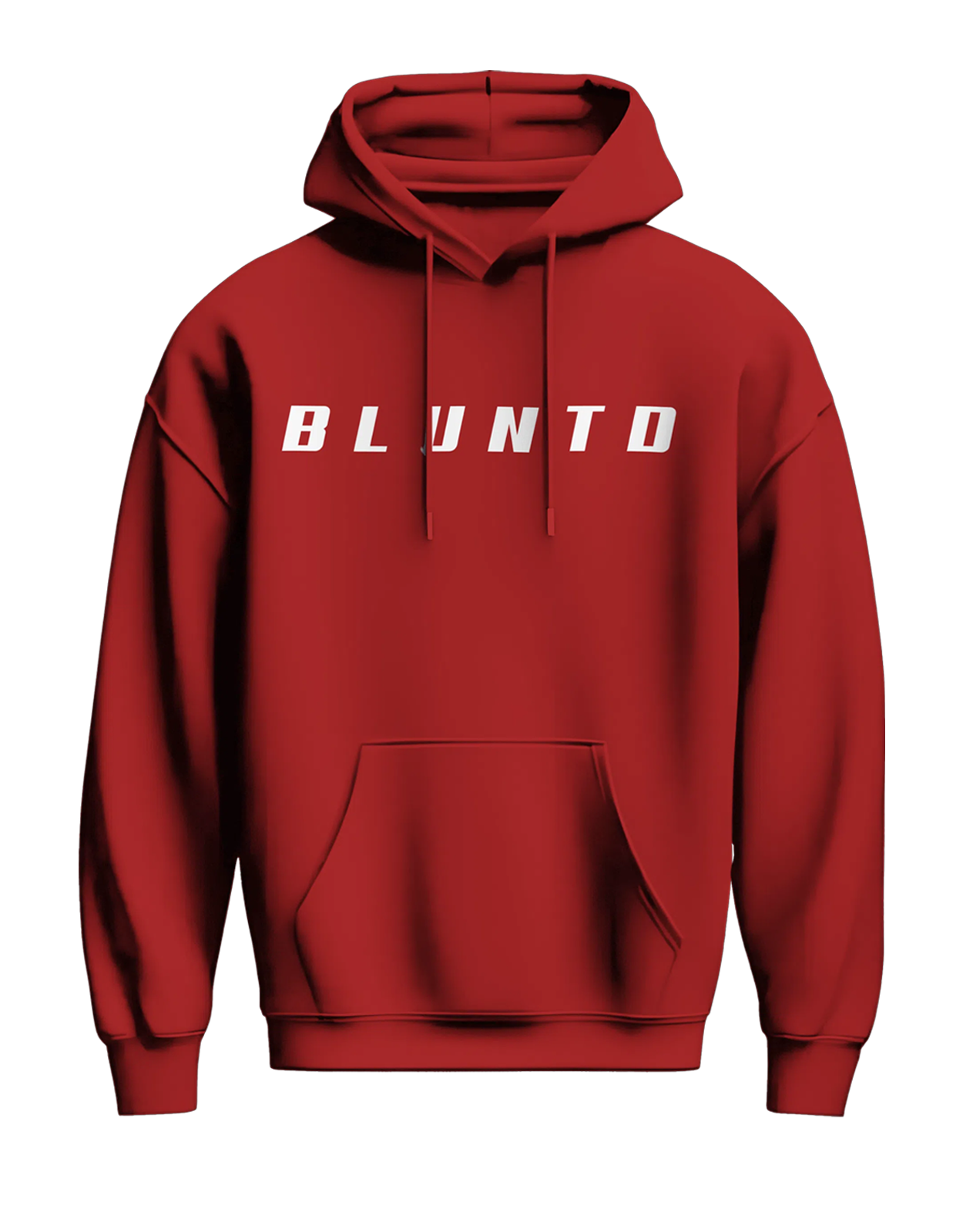 BLUNTD-Classic-Logo-red-Hoodie